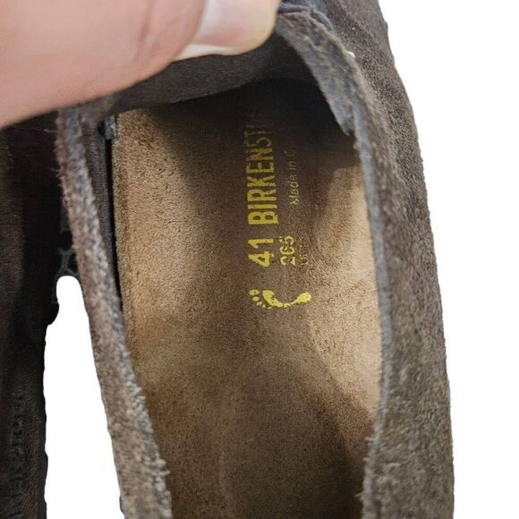 Birkenstock suede leather Oxford shoes - Picture 6 of 8